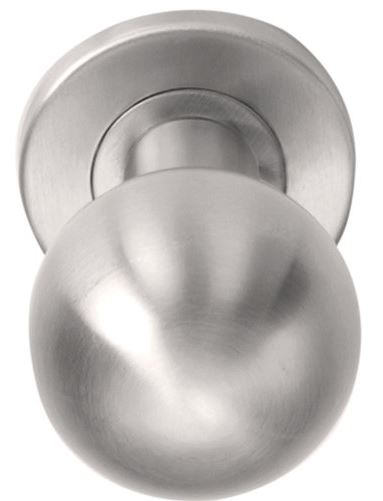 Starx Voordeurknop Vast Rond 52 mm rvs