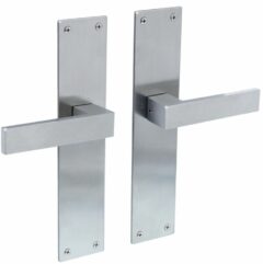 Deurkruk Amsterdam Met Renovatieschild Blind RVS