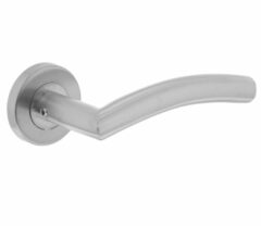 Intersteel Deurkruk Lisa/hoek 90° op rozet 500 serie RVS