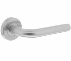 Deurkruk Recht op rozet 500 serie RVS