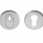 SKG*** Veiligheid-Rozet Met Kerntrekbeveiliging Mat RVS