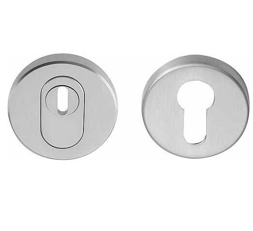 SKG*** Veiligheid-Rozet Met Kerntrekbeveiliging Mat RVS