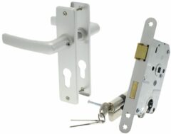 Nemef Cilinder insteekslot 1269 Met Beslag kortschild aluminium en cilinder