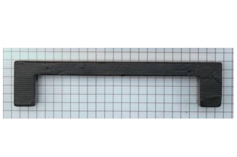 Vaste handgreep ijzer zwart 106 mm