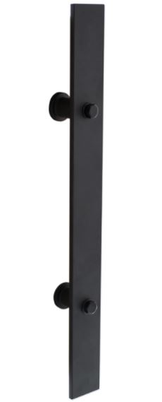 Deurgreep Plat 800 x 40 mm Mat Zwart