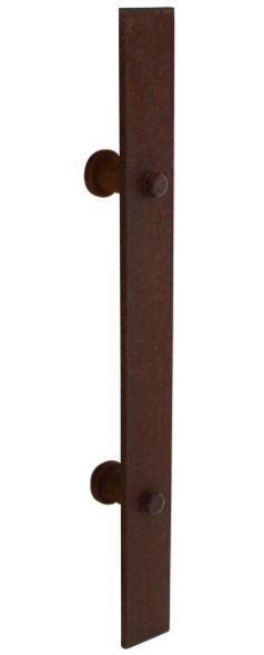 Deurgreep Plat 400 x 40 mm Antiek Finish