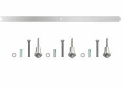 Tussenrail 90 cm tbv schuifdeursysteem RVS