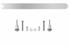 Tussenrail 45 cm tbv schuifdeursysteem mat zwart