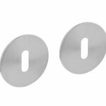 Intersteel sleutelplaatjes Rond Plat Met Magneet RVS