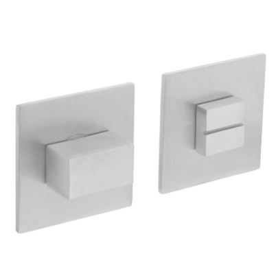 WC-sluiting 8 mm Vierkant Plat Met Magneet RVS