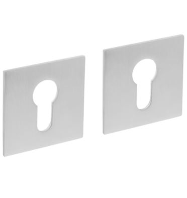 Intersteel PC-Plaatjes Vierkant Plat Met Magneet RVS