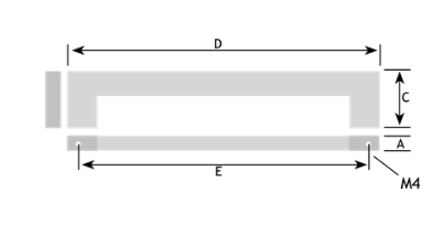 Greep ara RVS-Look 192 mm