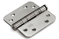 Kogellagerscharnier doorgezet 89x89 mm ronde hoek losse pen