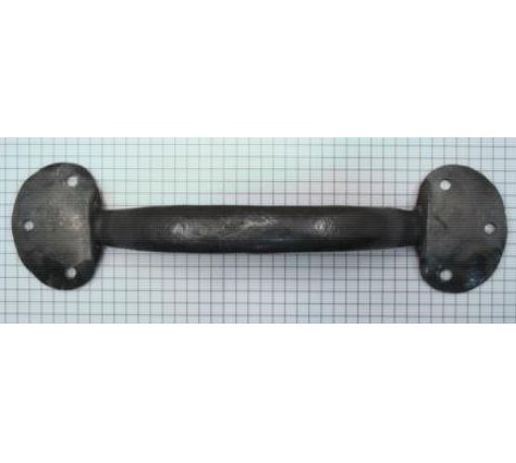 Vaste handgreep gesmeed ijzer Blank Lak 200 mm