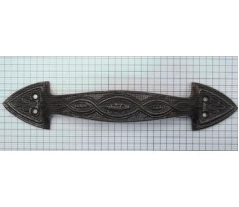 Vaste handgreep IJzer Blank Gelakt 180 mm