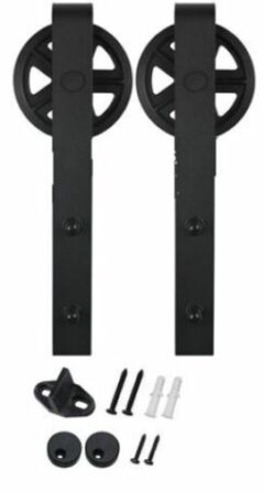 Set spaakwielen voor extra deur schuifrailsysteem 4753.000