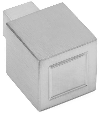 Meubelknop SQUARE JB20M Mat RVS 20 mm