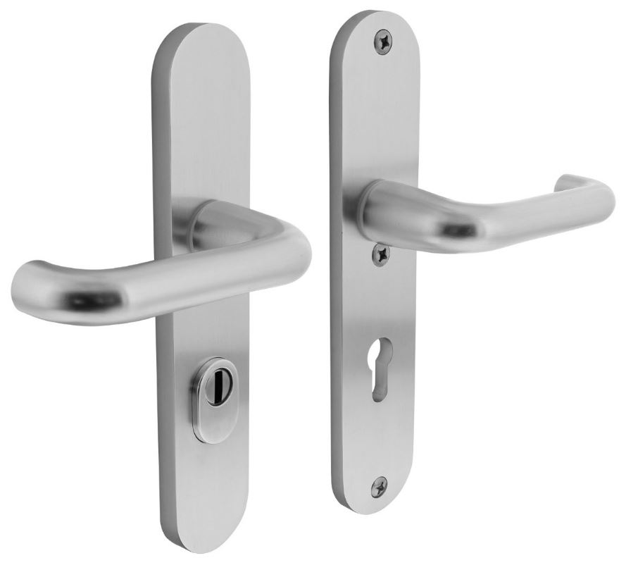 Veiligheidsbeslag met kerntrek beveiliging kruk/kruk SKG*** PC55 Aluminium F1