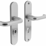 Intersteel Veiligheidsbeslag PC72 met kerntrek beveiliging kruk/kruk SKG3 Aluminium F1