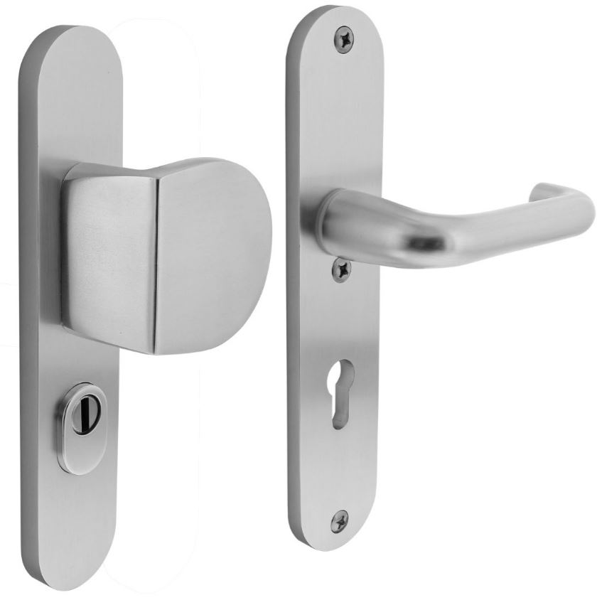 Veiligheidsbeslag met kerntrek beveiliging greep/kruk SKG*** PC72 Aluminium F1