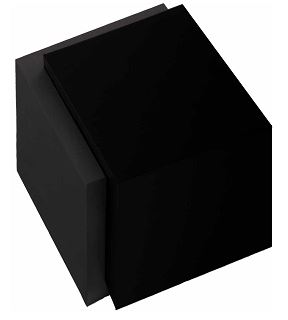 Deurstop SQUARE LSQ46 Mat Zwart