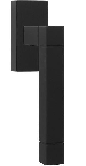 Draaikiepgarnituur SQUARE JB100DK Links Mat Zwart