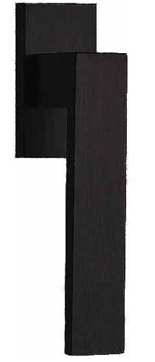 Draaikiepgarnituur SQUARE LSQIVDK Rechts Mat Zwart