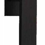 Draaikiepgarnituur SQUARE LSQIVDK Links Mat Zwart