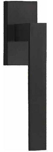 Draaikiepgarnituur SQUARE LSQIIDK Rechts Mat Zwart