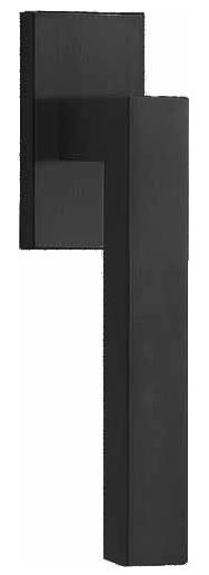 Draaikiepgarnituur SQUARE LSQIDK Links Mat Zwart