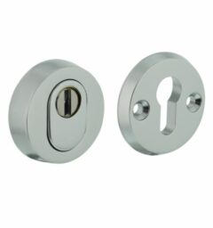 Intersteel SKG3 Veiligheid-rozet rond met kerntrekbeveiliging Aluminium F1