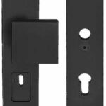 Veiligheidsbeslag met kerntrek beveiliging SQUARE LSQ60-50KT knop/kruk SKG*** Zwart PC72