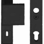 Veiligheidsbeslag met kerntrek beveiliging SQUARE LSQ60-28KT knop/kruk SKG*** Zwart PC92