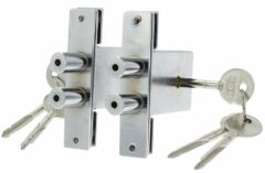 Set van 2 Nemef Veiligheidsbijzetsloten 1008 Stersleutel