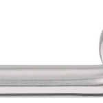 Gatdeel Links Deurkruk BASIC LBIII-19 op ronde rozet Mat RVS