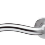 Gatdeel Links Deurkruk Lisa op Rond Rozet RVS