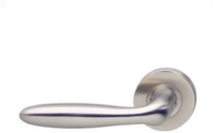 Gatdeel Links Deurkruk Jupiter op Rond Rozet RVS