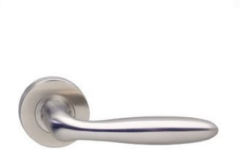 Gatdeel Rechts Deurkruk Jupiter op Rond Rozet RVS