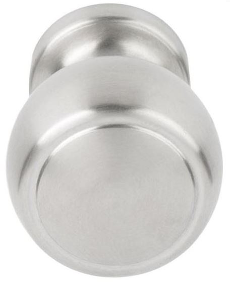 Voordeurknop BOSCO LZ200D draaibaar op rozet rvs