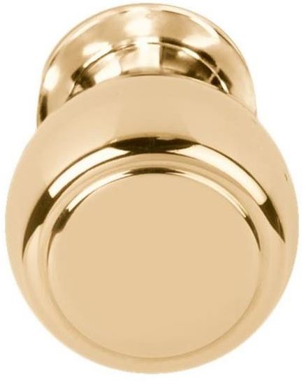 Voordeurknop BOSCO LZ200V Vast op Rozet Messing Ongelakt