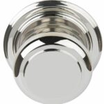 Voordeurknop BOSCO LZ201V Vast op Rozet Gepolijst RVS