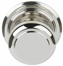 Voordeurknop BOSCO LZ201V Vast op Rozet Gepolijst RVS