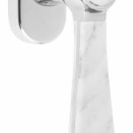 Draaikiepgarnituur BOSCO LZ100-DKO Gepolijst RVS/Marmer