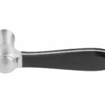 Deurklink BOSCO LZ100-ZR zonder rozet mat rvs/zwart