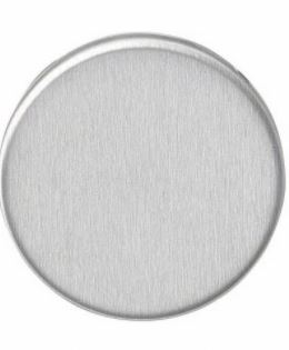 Afdekrozet rond plat verdekt rvs