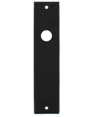 Kortschild Rechthoekig WC63/8 mat zwart