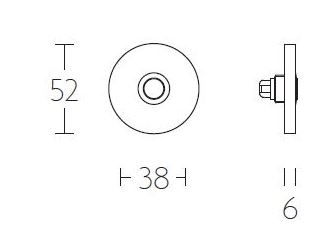 Voordeurset 501 SKG3 rvs mat zwart - Afbeelding 3