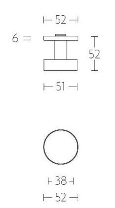 Voordeurset 51 SKG3 rvs mat zwart - Afbeelding 3