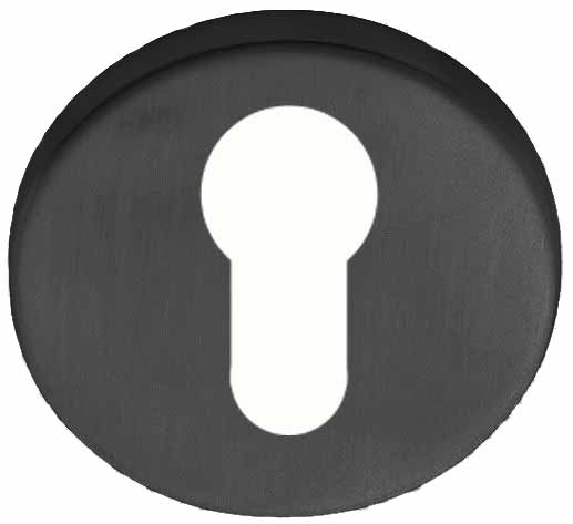 Cilinderplaatje BASIC LBY50 6 mm PVD Gunmetal