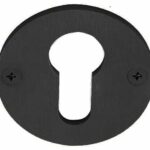 Cilinderplaatje EDGY EGBY50 Mat Zwart